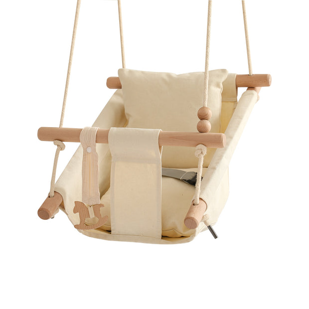 Baby Swing Hanging Wood Chair