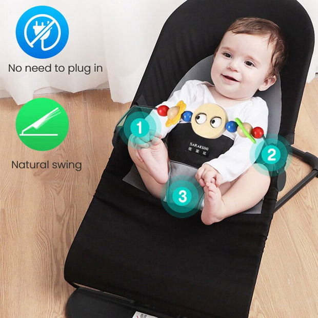 Gentle and safe baby swing for relaxing moments
