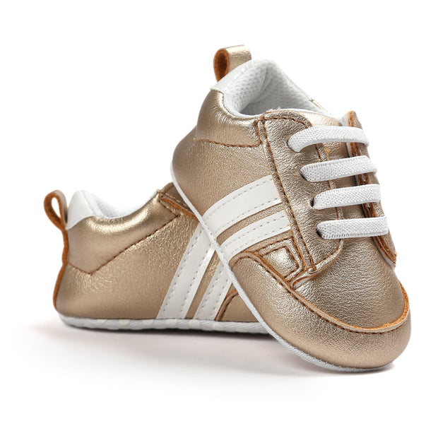 Baby two striped sneakers