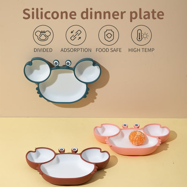 Baby food plate set
