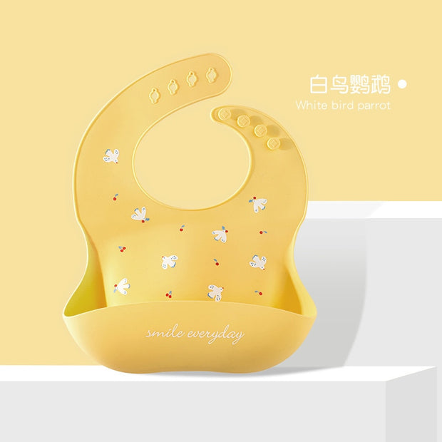 Wasserdichte Baby-Lätzchen aus weichem Silikon