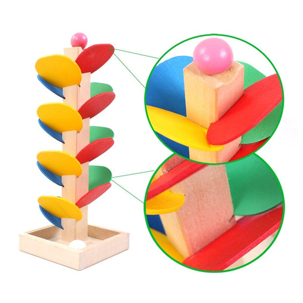 Kinder-Baum-Fallball-Spielzeug aus Holz