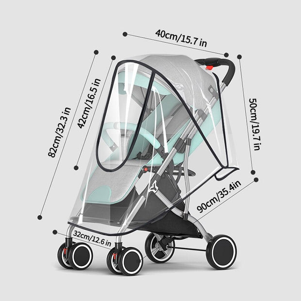 Universal-Regenschutz für Kinderwagen