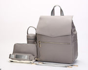 PU leather baby diaper bag