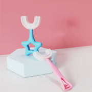 Baby and children U-shaped toothbrush for the whole mouth