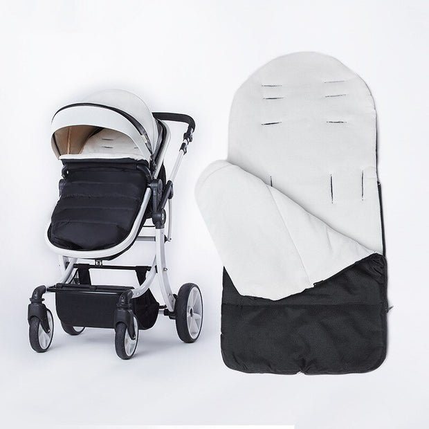 Winter Baby Toddler Universal Footmuff Cozy Toes Apron Liner Buggy Pram Stroller Sleeping Bags Windproof Warm Thick Cotton Pad