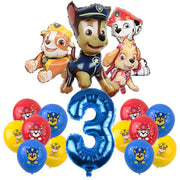 Paw Patrol children's birthday decoration sets